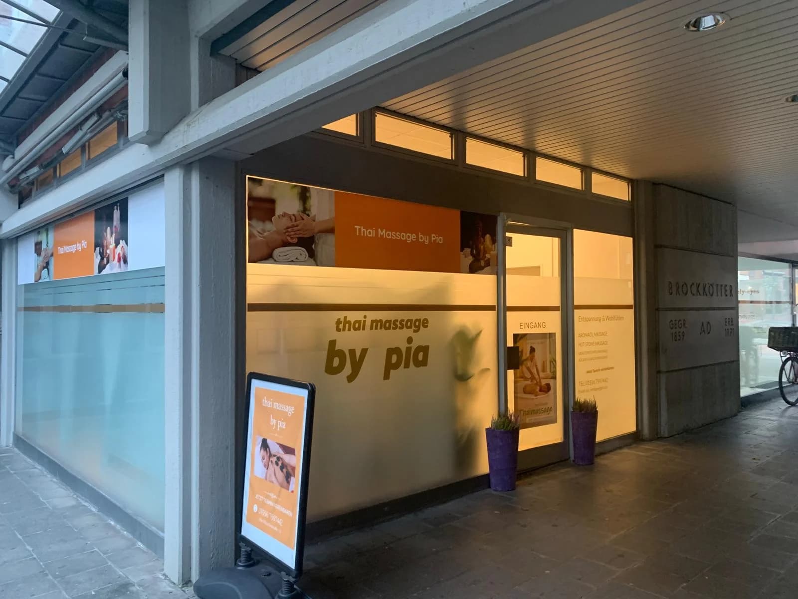 Außenansicht des Studios Thai Massage by Pia