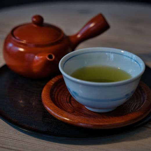 Tasse Tee zum Ausklang